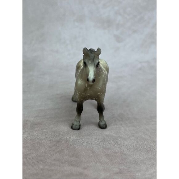Breyer G1 Drafter Stablemate Splatter Dapple Gray - WILD! - Picture 3 of 5